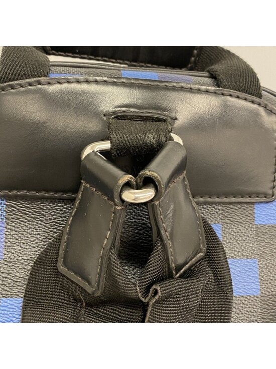 Louis Vuitton Backpack Damier Graphite Pixel Josh Black Blue main image 5